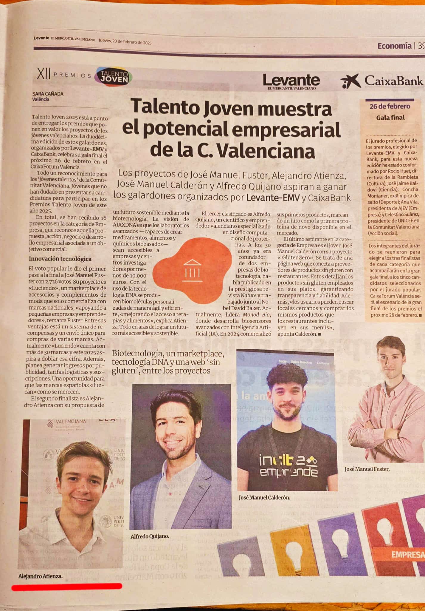 Talento Joven Levante-CaixaBank press